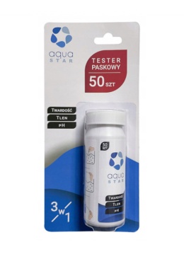Tester paskowy 3w1 50pasków twardość tlen pH