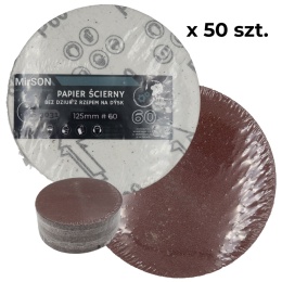 Papier ścierny krążek 125mm #60