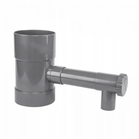 Zbieracz wody deszczowej szary 100mm