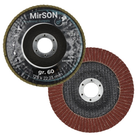 Lamelkowa tarcza brąz. 125mm #60