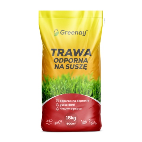 Trawa Greenay mieszanka NA SUSZĘ 15kg /33/
